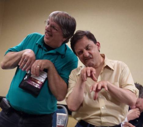 Goofing off at Capclave 2014