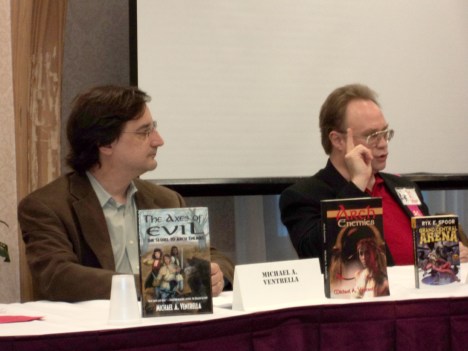 Ryk and I on a panel together at Albacon 2010